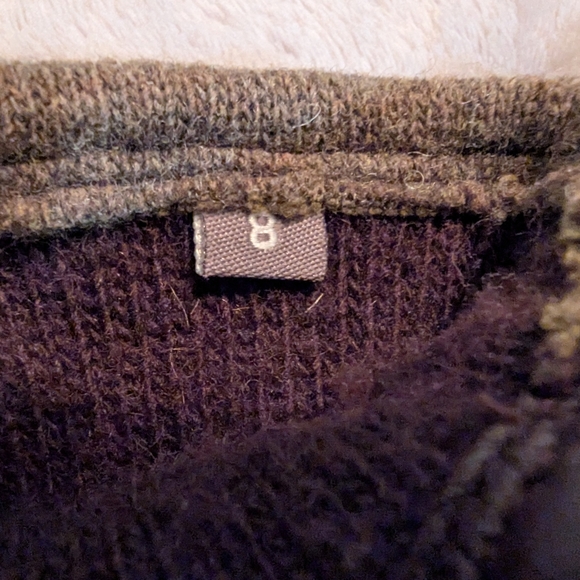 Hestra Women's Casual Soft Leather And Wool Gloves Brown And Green Size 8 - Picture 5 of 6